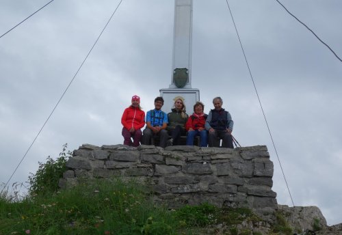 Gruppenfoto am Gipfel